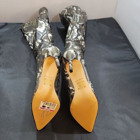 BRAND NEW ALDO SOPHIALAAN KNEE-HIGH STILETTO HEEL BOOT G1 - Picture 13 of 16